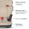 imageUPPAbaby Alta V2 High Back Booster SeatSevenPosition Active Support Headrest for Growing ChildrenSecureFit Integrated Belt Guide  PositionerCup Holder IncludedJake Black MlangeAlmond Mlange