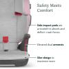 imageUPPAbaby Alta V2 High Back Booster SeatSevenPosition Active Support Headrest for Growing ChildrenSecureFit Integrated Belt Guide  PositionerCup Holder IncludedJake Black MlangeGrey mlange