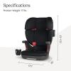 imageUPPAbaby Alta V2 High Back Booster SeatSevenPosition Active Support Headrest for Growing ChildrenSecureFit Integrated Belt Guide  PositionerCup Holder IncludedJake Black MlangeBlack Mlange