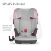 imageUPPAbaby Alta V2 High Back Booster SeatSevenPosition Active Support Headrest for Growing ChildrenSecureFit Integrated Belt Guide  PositionerCup Holder IncludedJake Black MlangeGrey mlange