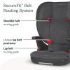 imageUPPAbaby Alta V2 High Back Booster SeatSevenPosition Active Support Headrest for Growing ChildrenSecureFit Integrated Belt Guide  PositionerCup Holder IncludedJake Black MlangeCharcoal Mlange