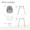 imageUPPAbaby Ciro High ChairSleek EasytoClean DesignPerfectFit Tray to Bring Baby to TablePatentPending HarnessDualPosition 180Degree Rotating FootrestChloe GreyRubberwoodChloe