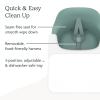 imageUPPAbaby Ciro High ChairSleek EasytoClean DesignPerfectFit Tray to Bring Baby to TablePatentPending HarnessDualPosition 180Degree Rotating FootrestChloe GreyRubberwoodEmrick