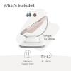 imageUPPAbaby Mamaroo Smart Swing  Customizable Soothing Modes with MotionSync Technology  Infant Recline  Bluetooth Enabled  Included Newborn Insert  Charlie Sand Mlange