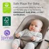 imageUPPAbaby Mira BouncerPortable 2in1 Bouncer  Seat Grows with Your BabyGREENGuard Gold JPMA  FSC CertifiedCozy Seat Liner  Storage Bag IncludedStella Grey MlangeSilver ChromeMaple WoodCharlie