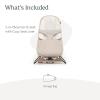 imageUPPAbaby Mira BouncerPortable 2in1 Bouncer  Seat Grows with Your BabyGREENGuard Gold JPMA  FSC CertifiedCozy Seat Liner  Storage Bag IncludedStella Grey MlangeSilver ChromeMaple WoodCharlie