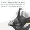 imageUPPAbaby Rain Shield for Mesa and Aria Infant Car Seat Carriers  Waterproof and Windproof Coverage  Ventilated Design  Quick Attachment87x86x28 Inch Pack of 1