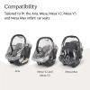 imageUPPAbaby Rain Shield for Mesa and Aria Infant Car Seat Carriers  Waterproof and Windproof Coverage  Ventilated Design  Quick Attachment87x86x28 Inch Pack of 1