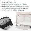 imageUPPAbaby Remi Playard  Deluxe 3in1 Portable Playard Bedside Bassinet  Travel Crib Mesh Bassinet Mattress Organic Cotton Mattress Cover  Storage Bag Included  Charlie Sand MlangeCharlie Sand Mlange