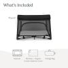 imageUPPAbaby Remi Playard  Deluxe 3in1 Portable Playard Bedside Bassinet  Travel Crib Mesh Bassinet Mattress Organic Cotton Mattress Cover  Storage Bag Included  Charlie Sand MlangeJake Charcoal