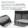 imageUPPAbaby Remi Playard  Deluxe 3in1 Portable Playard Bedside Bassinet  Travel Crib Mesh Bassinet Mattress Organic Cotton Mattress Cover  Storage Bag Included  Charlie Sand MlangeJake Charcoal