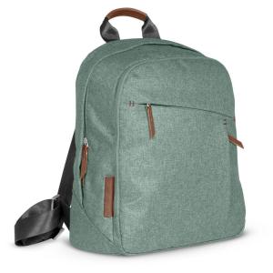 imageUPPAbaby Changing BackpackMultiple Storage CompartmentsStroller Strap AttachmentBottle Insulator and Changing Pad IncludedDeclan Oat MlangeChestnut LeatherEmmettGwen Green Mlange  Saddle Leather