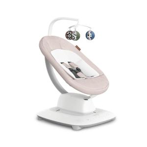 imageUPPAbaby Mamaroo Smart Swing  Customizable Soothing Modes with MotionSync Technology  Infant Recline  Bluetooth Enabled  Included Newborn Insert  Charlie Sand Mlange