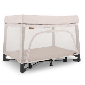 imageUPPAbaby Remi Playard  Deluxe 3in1 Portable Playard Bedside Bassinet  Travel Crib Mesh Bassinet Mattress Organic Cotton Mattress Cover  Storage Bag Included  Charlie Sand MlangeCharlie Sand Mlange