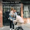 imageUPPAbaby Adapter for Minu and Minu V2 StrollersCompatible with Bassinet Aria Mesa V2 or Mesa Max Infant Car SeatsQuick  Secure Attachment  1 Set