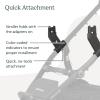 imageUPPAbaby Adapters for Ridge  Compatible with Aria Mesa V2 Mesa Max and Bassinet  Quick  Secure Attachment  1 Pair