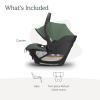 imageUPPAbaby Aria Lightweight Infant Car SeatJust Under 6 lbs for Easy PortabilityBase with Load Leg  Infant Insert IncludedDirect Stroller AttachmentGreyson Charcoal MlangeSaddle LeatherGwen