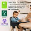 imageUPPAbaby Ciro High Chair  Cushion Accessory Bundle Sleek EasytoClean Design PerfectFit Tray to Bring Baby to Table Plush Cushion for Added Comfort Machine Washable Fabric  Chloe Grey