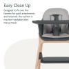imageUPPAbaby Ciro High Chair  Cushion Accessory Bundle Sleek EasytoClean Design PerfectFit Tray to Bring Baby to Table Plush Cushion for Added Comfort Machine Washable Fabric  Chloe Grey