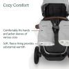 imageUPPAbaby CozyHandmuffEasily Attaches to Stroller HandlebarsUltraPlush WeatherProof Hand ProtectionStella GreyAnthony White and Grey Chenille