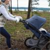 imageUPPAbaby CozyHandmuffEasily Attaches to Stroller HandlebarsUltraPlush WeatherProof Hand ProtectionStella GreySavannah Pearl Gray Jacquard