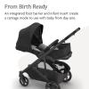 imageUPPAbaby Cruz V3 Stroller  from Birth  Car Seat Compatible  FullSize Reversible Seat  Infant Insert Bug and Rain Shields Included  Greyson Charcoal MlangeCarbon FrameSaddle LeatherJake Charcoal