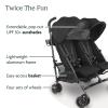 imageUPPAbaby GLink V2 Double Umbrella Stroller  Lightweight Design  OneStep Fold  Recline  XL Basket  Canopy  Cup Holder Included  Jake BlackCarbon FrameJake