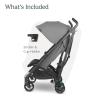imageUPPAbaby GLuxe Umbrella StrollerLightweight Design for Easy TravelOneStep Fold  ReclineXL Basket  CanopyCup Holder IncludedJake CharcoalCarbonGreyson