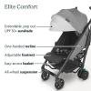 imageUPPAbaby GLuxe Umbrella StrollerLightweight Design for Easy TravelOneStep Fold  ReclineXL Basket  CanopyCup Holder IncludedJake CharcoalCarbonGreyson