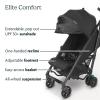 imageUPPAbaby GLuxe Umbrella StrollerLightweight Design for Easy TravelOneStep Fold  ReclineXL Basket  CanopyCup Holder IncludedJake CharcoalCarbonJake