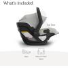 imageUPPAbaby Mesa V3 Infant Car Seat  Easy Installation  SmartSecure Technology  Attaches to Stroller  Base  Infant Insert Included  Savannah Grey Mlange