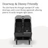 imageUPPAbaby Minu Duo SidebySide Double Stroller  Lightweight  Compact Design for Travel  Easy Fold From Birth to Toddler  Independent Recline GreysonCharcoal MlangeCarbon FrameSaddle LeatherGreyson Charcoal MlangeCarbon FrameSaddle Leather