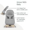 imageUPPAbaby Mira Bouncer Bundle Includes Mira 2in1 Bouncer and Forest Fun Toy Bar Seat Grows with Your Baby Folds Flat Sensory Entertainment  Stella Grey MlangeStella Grey Mlange