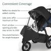 imageUPPAbaby Performance Rain Shield for RidgeWaterproof and Windproof CoverageVentilated DesignQuick AttachmentEasy Access to Child