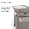 imageUPPAbaby Remi Changing StationWipeable SurfaceSimple Attachment and StorageCharlie Sand MlangeWells Dark Taupe Mlange