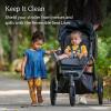 imageUPPAbaby Reversible Seat LinerWaterResistant and ComfortableEasy Stroller AttachmentPhoebe Breathable Light GreyCozy FleecePhoebe