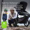 imageUPPAbaby Ridge Jogging StrollerDurable Performance Jogger with NeverFlat TiresBuilt for Walking Running HikingWater Bottle Holder ampamp Basket Cover IncludedGwen Green MlangeCarbon FrameJake Charcoal