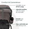 imageUPPAbaby Ridge Jogging StrollerDurable Performance Jogger with NeverFlat TiresBuilt for Walking Running HikingWater Bottle Holder ampamp Basket Cover IncludedGwen Green MlangeCarbon FrameTheo