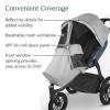 imageUPPAbaby Sun and Bug Shield for Ridge StrollerUPF 50 Wind and Insect ProtectionVentilated DesignQuick AttachmentEasy Access to Child