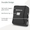 imageUPPAbaby Travel Bag for all Minu Stroller Models  Backpack Style with Inner Wheel Bag  Storage Pocket  Durable Design with TravelSafe ProtectionLetter Print