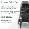 imageUPPAbaby Travel System  Vista V3 Stroller  Aria Lightweight Car Seat Combo  Toddler Seat Car Seat Base with Load Leg  Infant Insert Included  Savannah Pearl Grey Jacquard  Anthony GreyGreysonAnthony