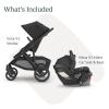 imageUPPAbaby Travel System  Vista V3 Stroller  Mesa V2 Infant Car Seat Combo  Toddler Seat Rain Shield Bug Shield Storage Bag Car Seat Base  Infant Insert Included  Jake CharcoalJake