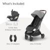imageUPPAbaby Travel System Includes Minu V3 Stroller  Mesa V2 Infant Car Seat Combo  Adapters Car Seat Base  Infant Insert Included  Greyson Charcoal MlangeGreyson