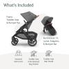 imageUPPAbaby Vista V3 Stroller  RumbleSeat V3  Convertible SingleToDouble Stroller System Toddler Seat RumbleSeat Accessory Adapters Included Greyson Charcoal MlangeCarbon FrameSaddle LeatherGreyson