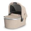 imageUPPAbaby Bassinet V3  Compatible with Vista Cruz Ridge Strollers  Overnight Sleep Solution  Mattress Sheet and Bug Shield Included  Greyson Charcoal MlangeCarbon FrameDeclan Oat Mlange