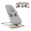 imageUPPAbaby Mira Bouncer Bundle Includes Mira 2in1 Bouncer and Forest Fun Toy Bar Seat Grows with Your Baby Folds Flat Sensory Entertainment  Stella Grey MlangeStella Grey Mlange