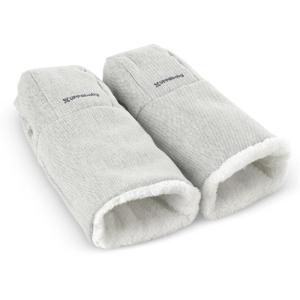 imageUPPAbaby CozyHandmuffEasily Attaches to Stroller HandlebarsUltraPlush WeatherProof Hand ProtectionStella GreyAnthony White and Grey Chenille