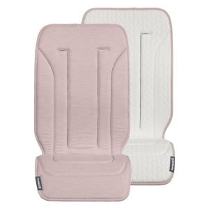 imageUPPAbaby Reversible Seat LinerWaterResistant and ComfortableEasy Stroller AttachmentPhoebe Breathable Light GreyCozy FleeceLight Pink