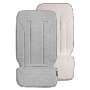 imageUPPAbaby Reversible Seat LinerWaterResistant and ComfortableEasy Stroller AttachmentPhoebe Breathable Light GreyCozy FleecePhoebe