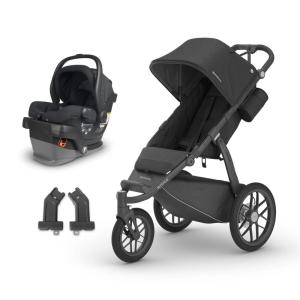 imageUPPAbaby Travel System  Ridge Stroller  Mesa V2 Infant Car Seat Combo  Toddler Seat Rain Shield Bug Shield Car Seat Base with Load Leg  Infant Insert Included  Jake CharcoalJake Charcoal